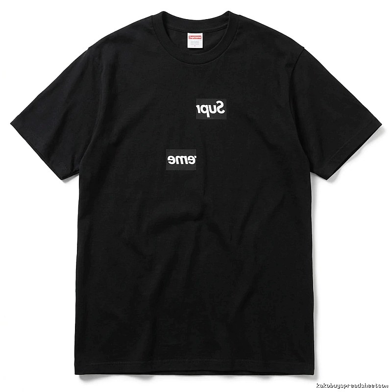Supreme classic black T-shirt