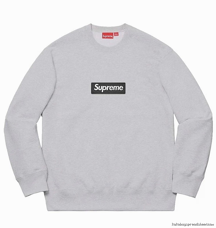 Supreme Classic Logo hoodie Gray Red Oversized with Travel-Friendly Style