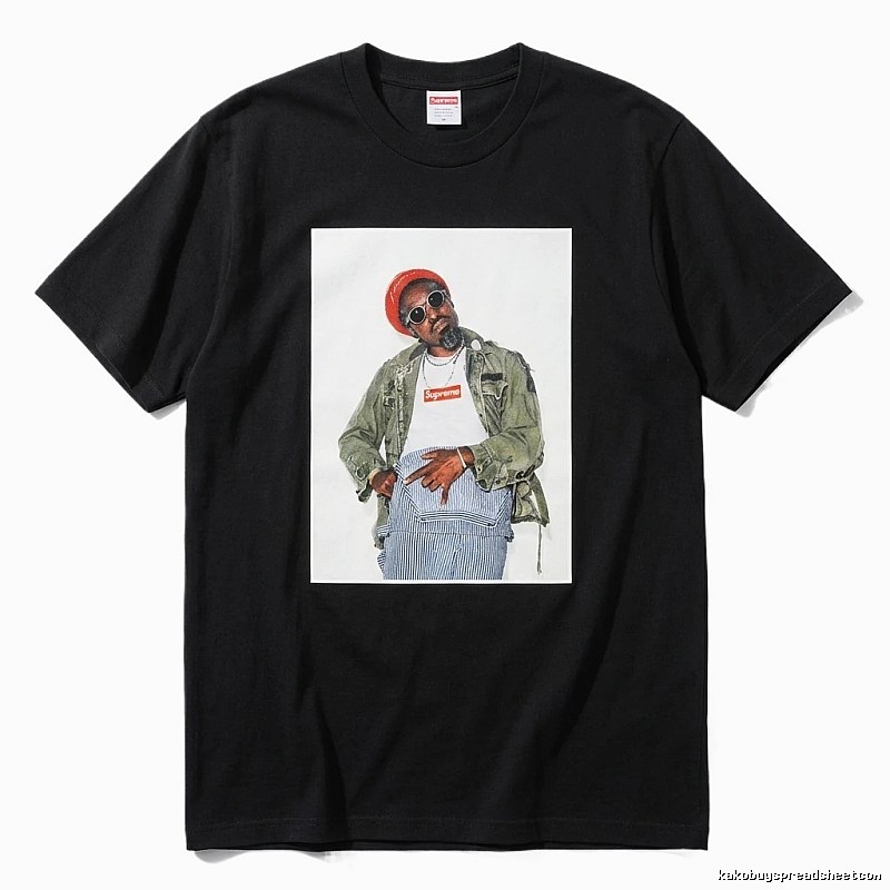 Supreme Portrait Style Black T-shirt