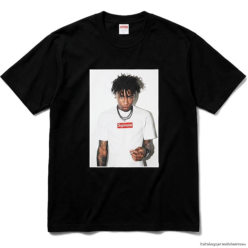 Supreme Portrait Style Black T-shirt