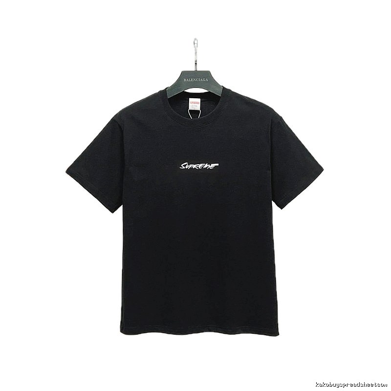 Supreme Printed Street-style Black T-Shirt