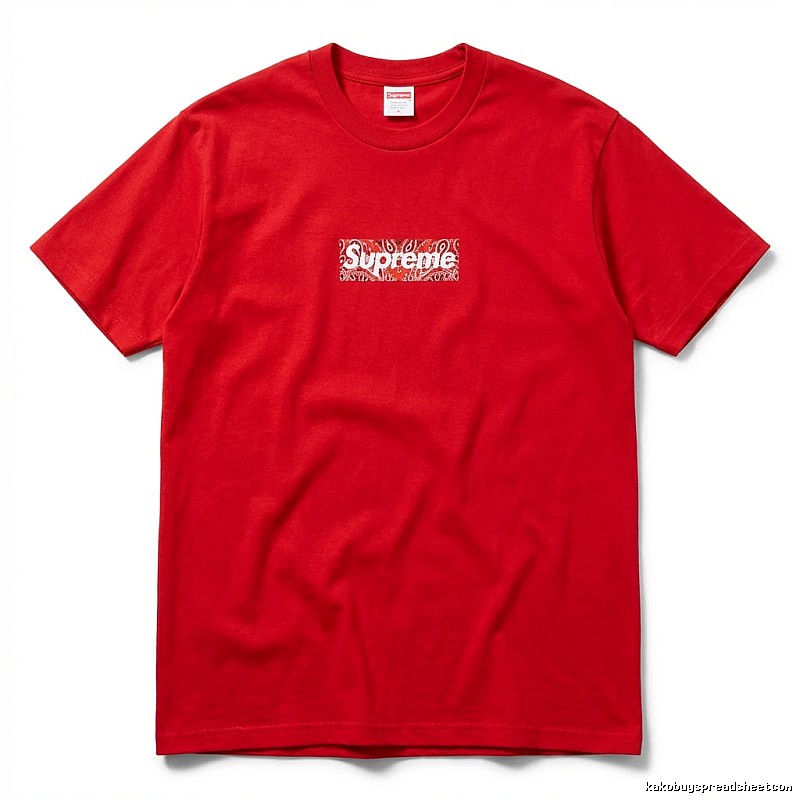 Supreme Printed Trendy Red T-shirt