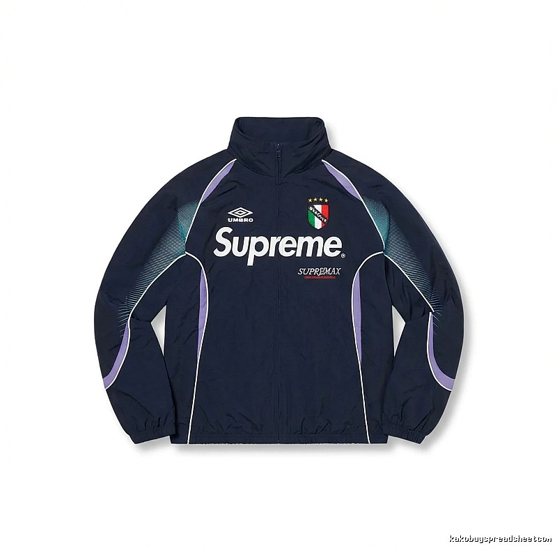 Supreme sporty dark blue jacket