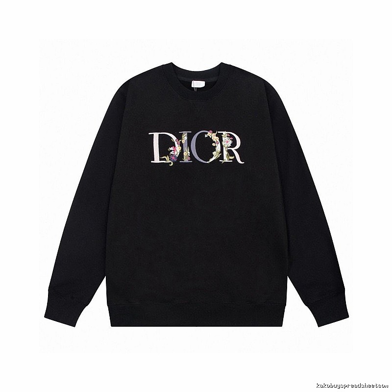 Sweatshirt by Dior with Black Sweatshirt with Dior Floral