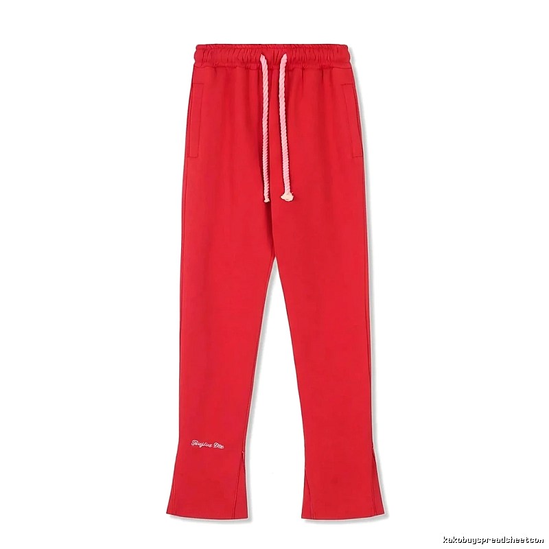 SynaWorld casual-style red long trousers