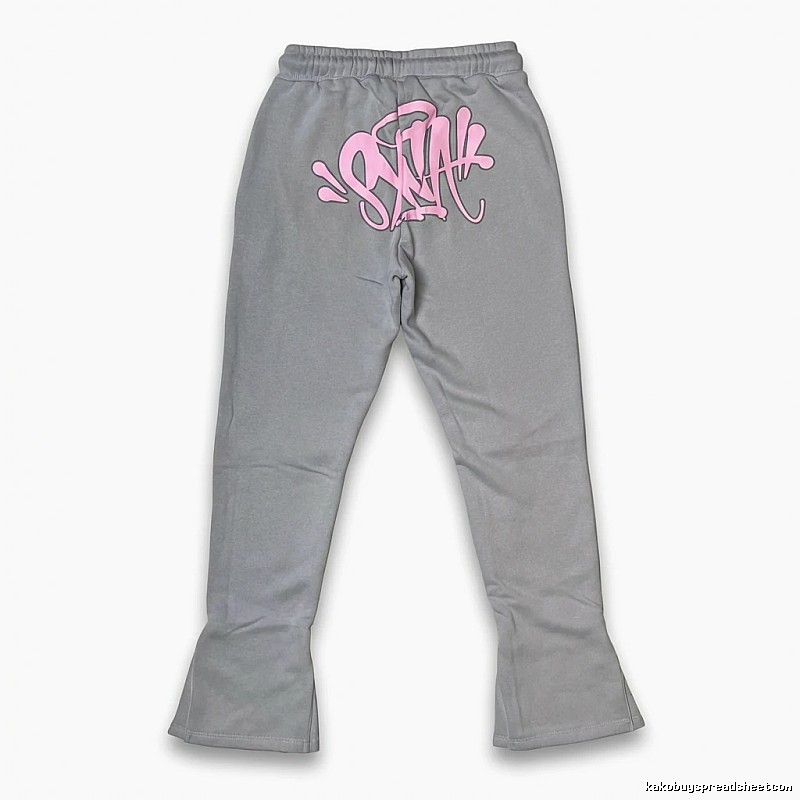 SynaWorld Graffiti Style Grey Sweatpants