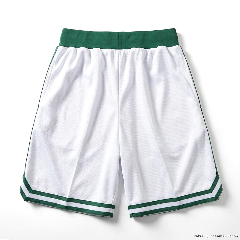 Tatum sporty white-green shorts