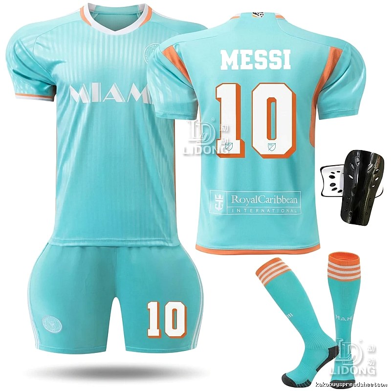 The blue jersey of Lionel Messi's version in Inter Miami