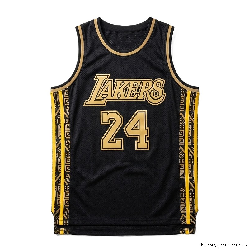 The No. 24 black jersey of the Los Angeles Lakers