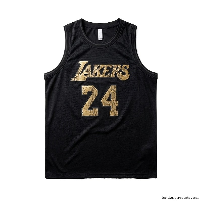 The No. 24 black vest of the Los Angeles Lakers
