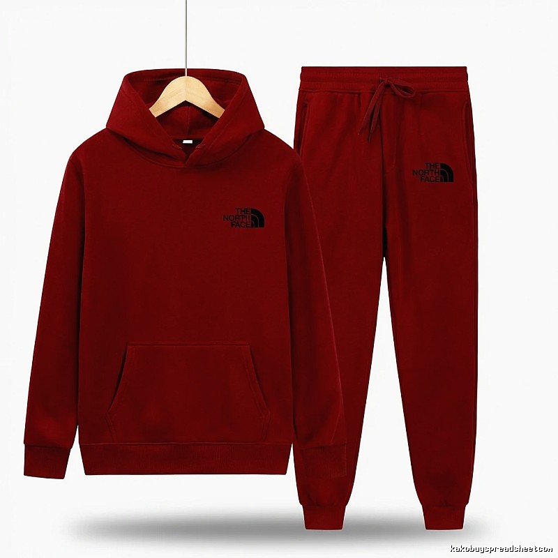 The North Face Casual Sportswear Set (Red)