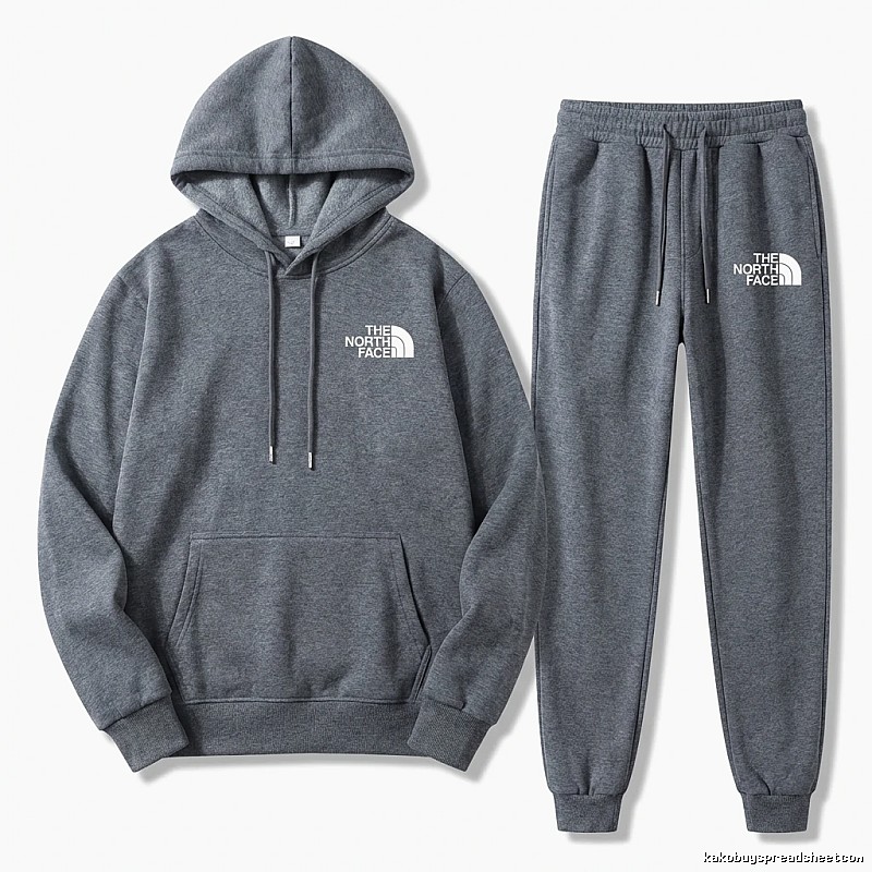 The North Face Simple Gray Sportswear Set