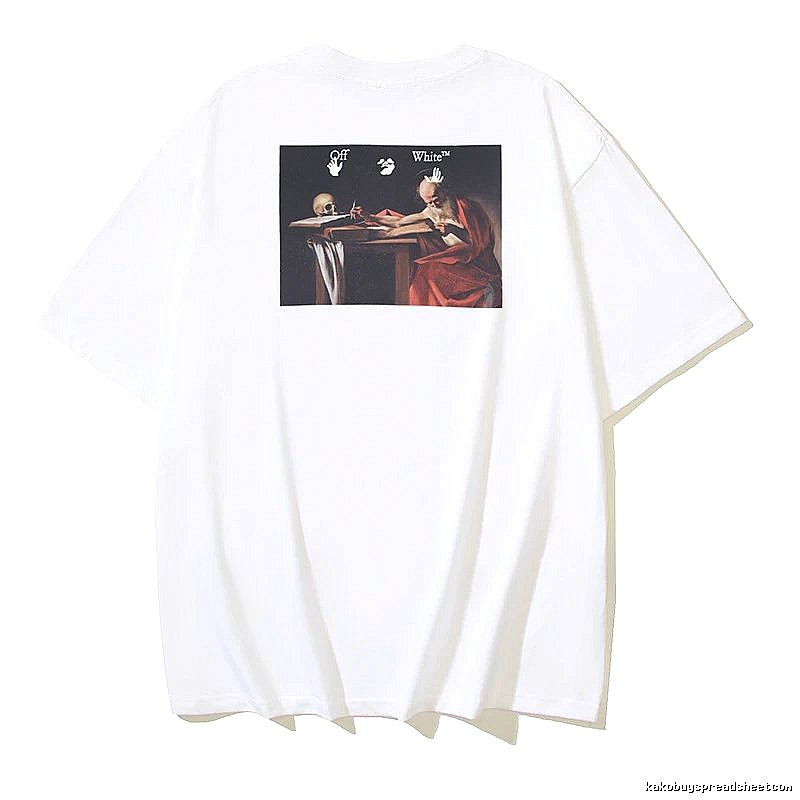 Thrasher Urban Flame logo T-shirt White Red Thrasher with Statement Pattern