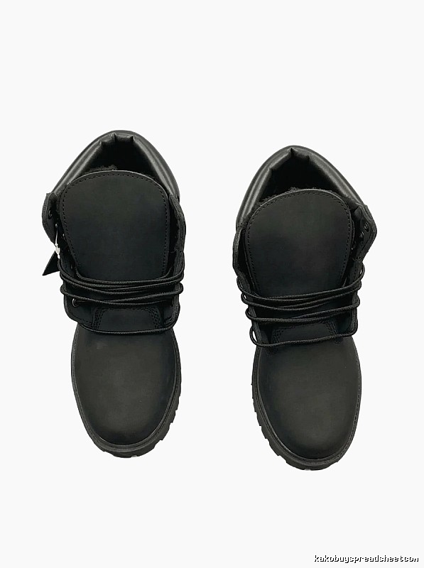 Timberland classic black work boots.