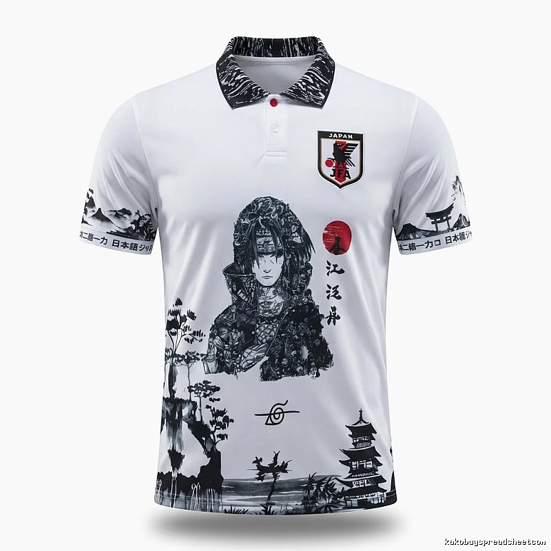 Tokyo Ghoul wind white short-sleeved shirt.