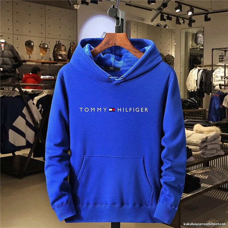 Tommy Hilfiger Royal Blue Logo Hoodie Gift Ready