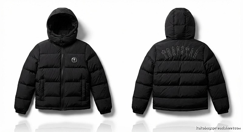 Trapstar Black Trendy and Cool Down Jacket