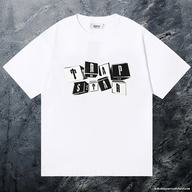 Trapstar Easy Match Keys graphic T-shirt Black White Key for Leisure Wear