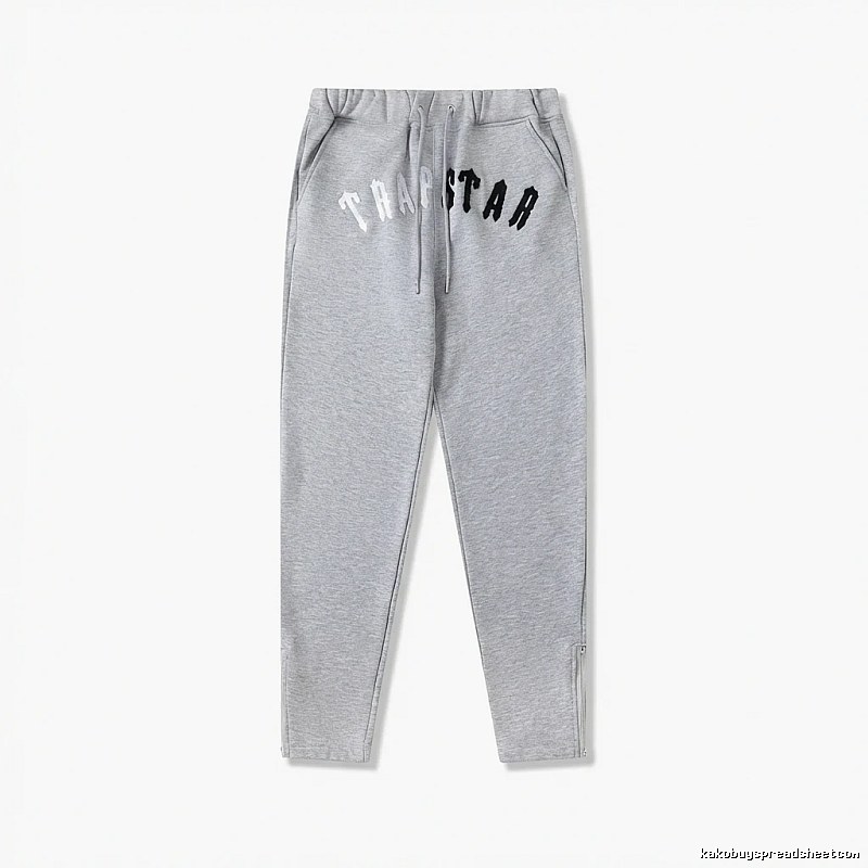 Trapstar Letter Style Grey Sweatpants