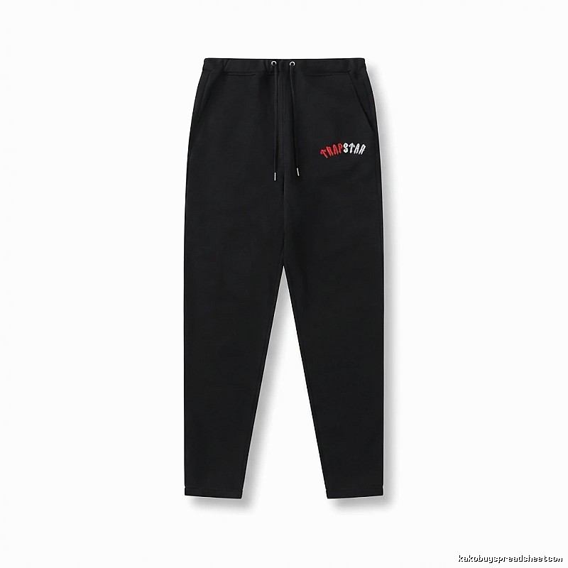 Trapstar minimalist style black sweatpants
