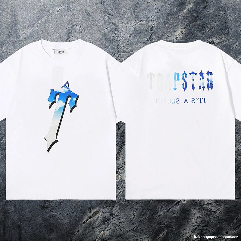 Trapstar Monogram Keys graphic T-shirt Black White Key for Casual Outfits