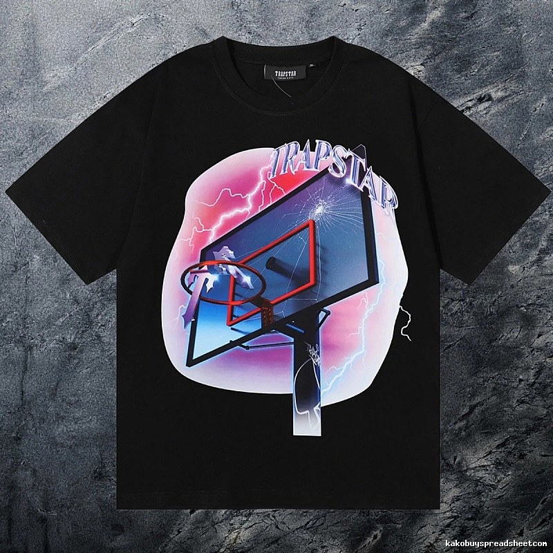 Trapstar Monogram Keys graphic T-shirt Black White Key for Layered Styling