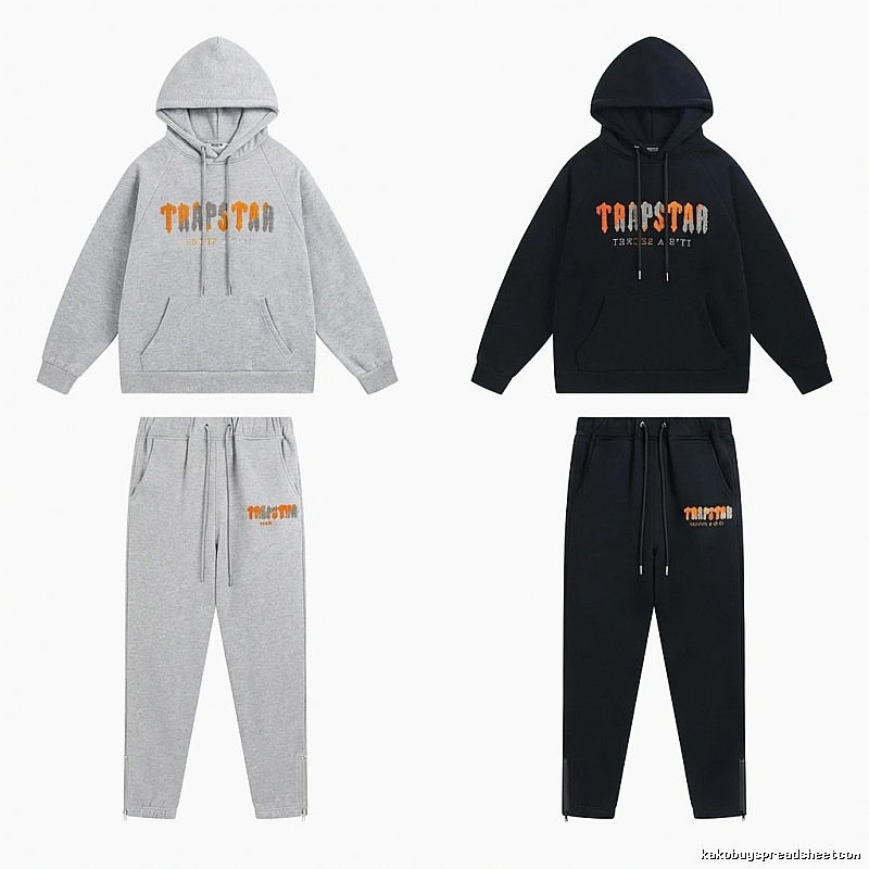 Trapstar Printed Streetwear Set (Grey/Black)