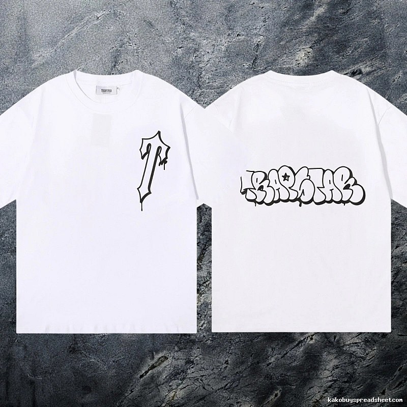 Trapstar Weekend Keys graphic T-shirt Black White Key for Weekend Wear