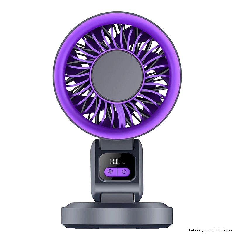 Travel Cooling Desktop Cooling Fan Gray Standard Airflow
