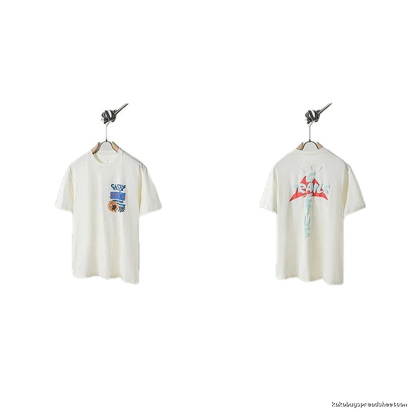 Travis Scott Graffiti Street Style Off-white T-shirt