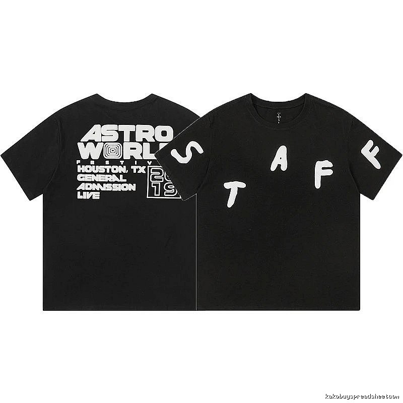 Travis Scott Streetwear Graphic T-shirt Brown Travis Scott with Logo Accent