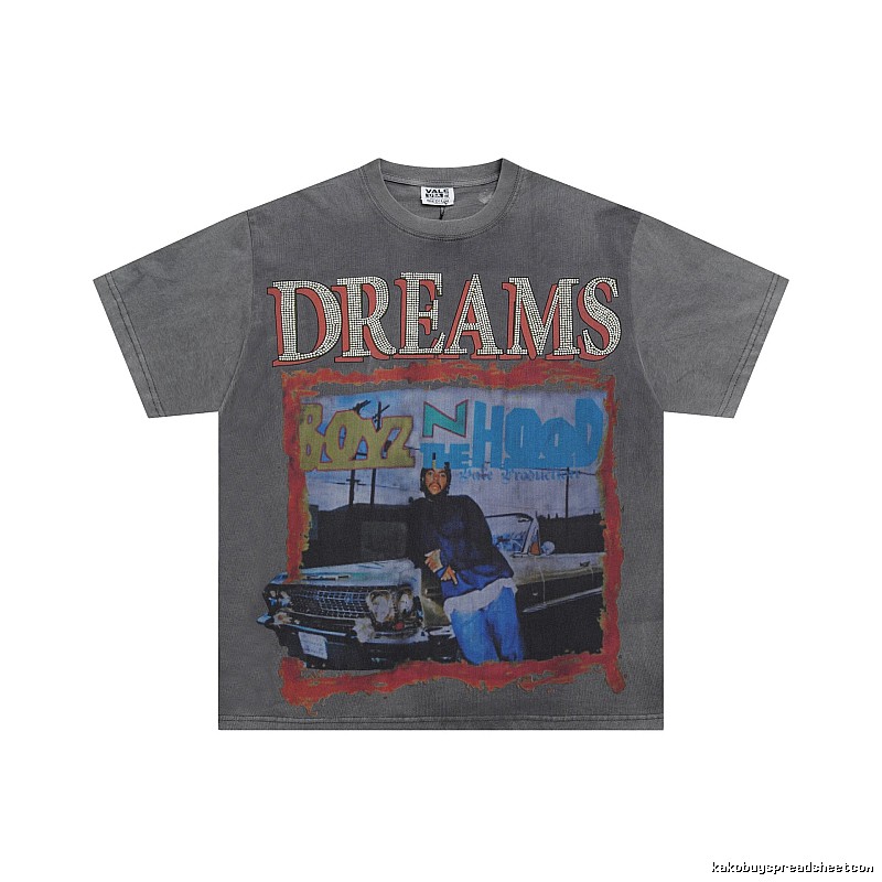 Valley Dreams American Retro Smoky Gray T-Shirt