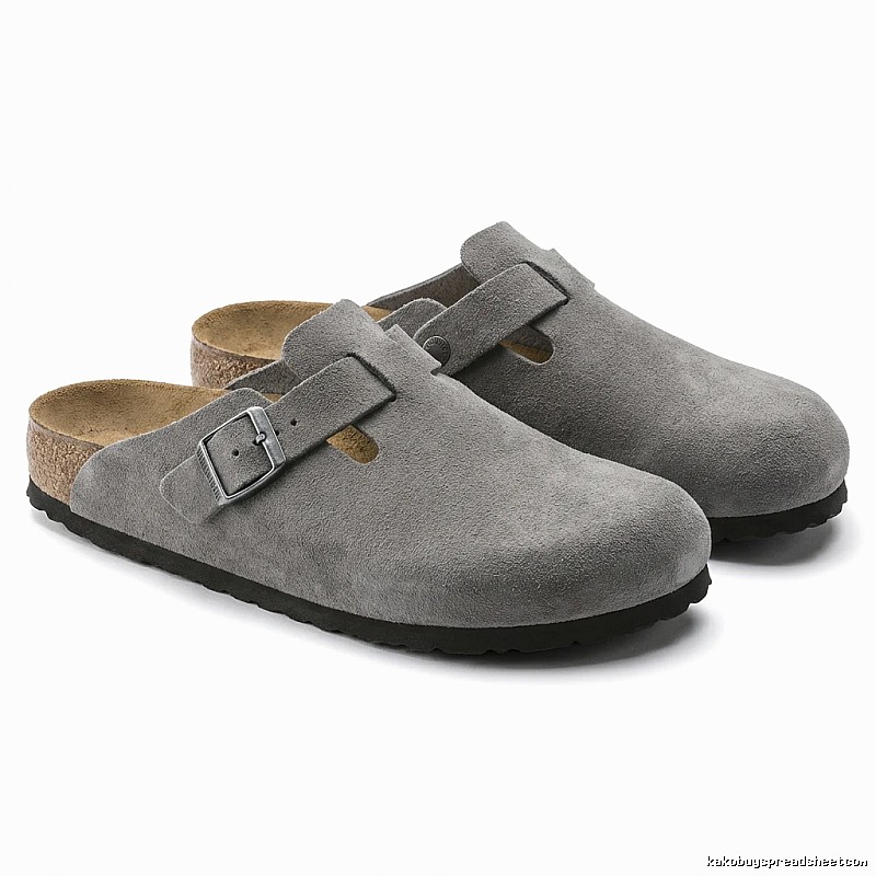 Vintage-style gray of BIRKENSTOCK shoes