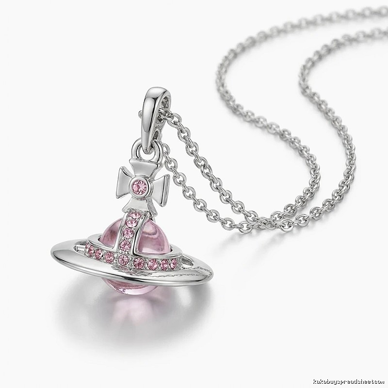Vivienne Westwood Saturn series silver necklace
