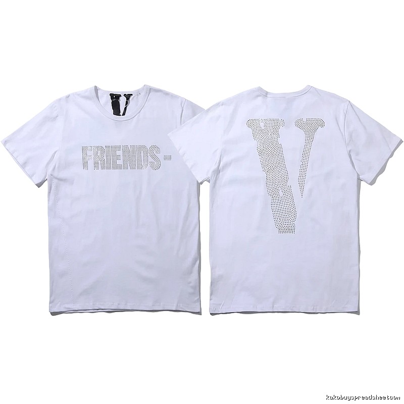 Vlone Friends Series Simple White T-shirt