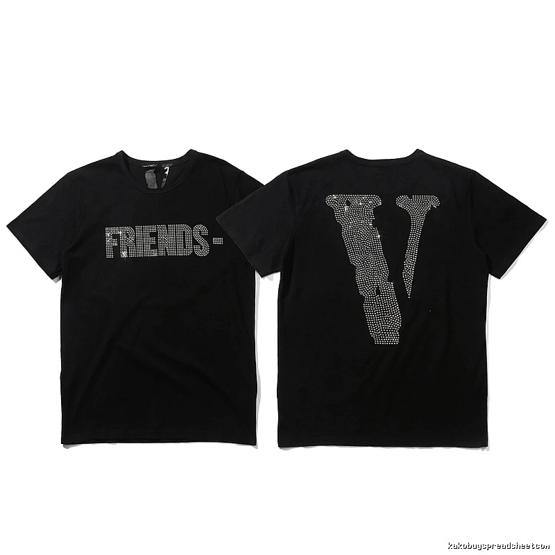 Vlone Friends Trendy and Cool Black T-shirt