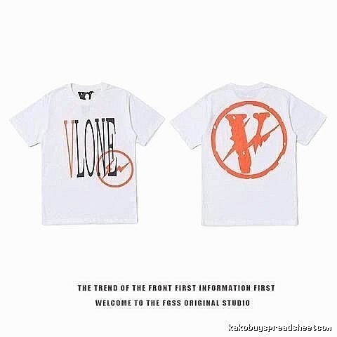 Vlone Logo Detail Logo T-shirt Black Purple Vlone with Functional Detail
