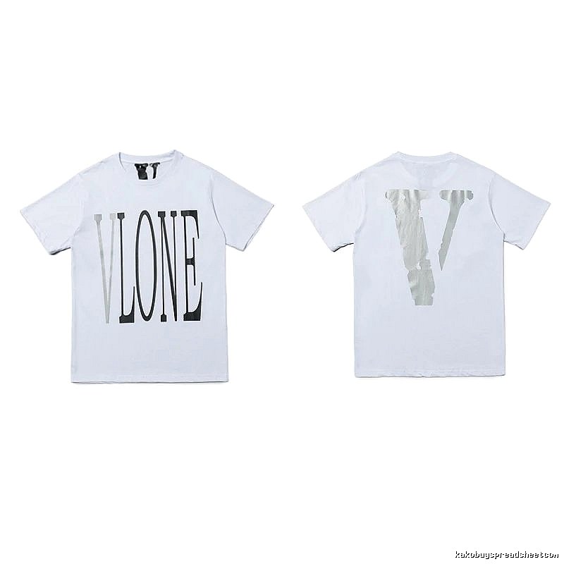 Vlone Patterned Logo T-shirt Black Purple Vlone with Signature Styling