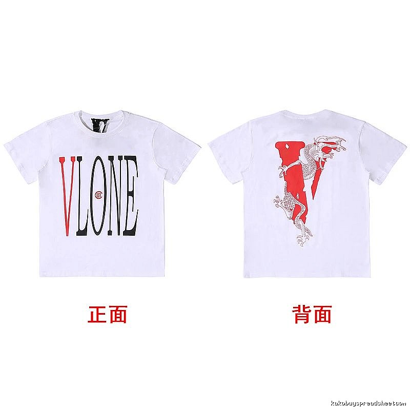 Vlone Streetwear Logo T-shirt Black Purple Vlone with Logo Accent