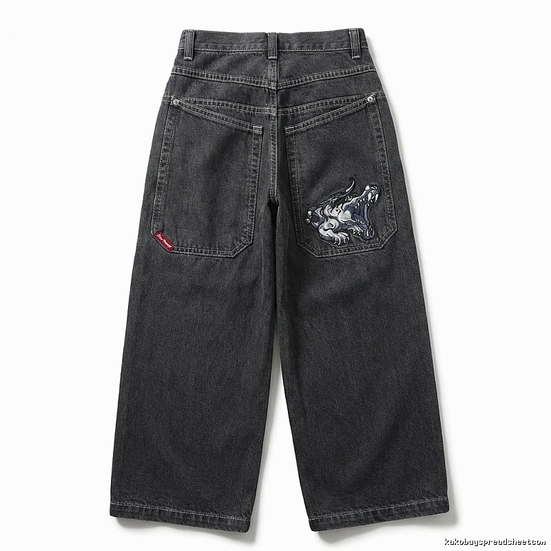 Y2K dark style jeans