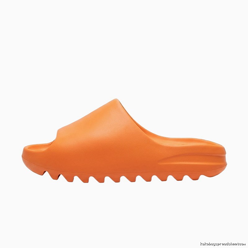 Yeezy orange casual slippers
